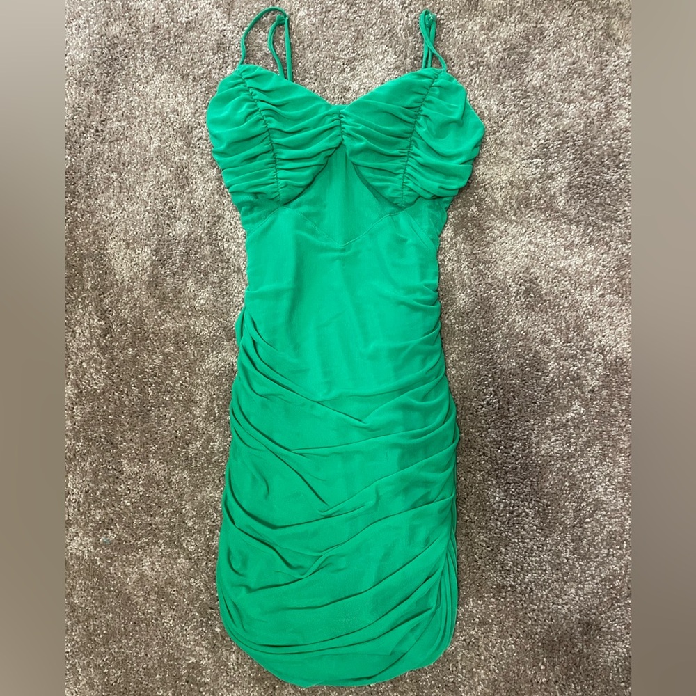 Sexy Privy Green Bodycon Mini Dress